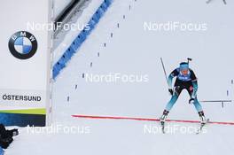 10.03.2019, Oestersund, Sweden (SWE): Celia Aymonier (FRA) - IBU world championships biathlon, pursuit women, Oestersund (SWE). www.nordicfocus.com. © Tumashov/NordicFocus. Every downloaded picture is fee-liable.