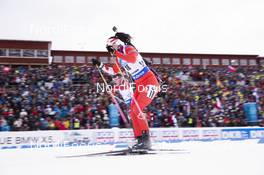 10.03.2019, Oestersund, Sweden (SWE): Rosanna Crawford (CAN) - IBU world championships biathlon, pursuit women, Oestersund (SWE). www.nordicfocus.com. © Manzoni/NordicFocus. Every downloaded picture is fee-liable.