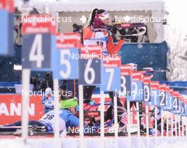 10.03.2019, Oestersund, Sweden (SWE): Rosanna Crawford (CAN) - IBU world championships biathlon, pursuit women, Oestersund (SWE). www.nordicfocus.com. © Tumashov/NordicFocus. Every downloaded picture is fee-liable.