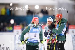 10.03.2019, Oestersund, Sweden (SWE): Denise Herrmann (GER), Tiril Eckhoff (NOR) - IBU world championships biathlon, pursuit women, Oestersund (SWE). www.nordicfocus.com. © Tumashov/NordicFocus. Every downloaded picture is fee-liable.