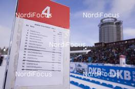 10.03.2019, Oestersund, Sweden (SWE): Event Feature: Startgate of pursuit races - IBU world championships biathlon, pursuit women, Oestersund (SWE). www.nordicfocus.com. © Manzoni/NordicFocus. Every downloaded picture is fee-liable.