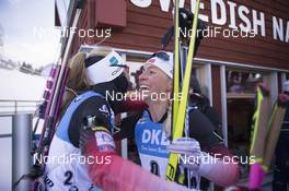 10.03.2019, Oestersund, Sweden (SWE): Ingrid Landmark Tandrevold (NOR), Tiril Eckhoff (NOR), (l-r) - IBU world championships biathlon, pursuit women, Oestersund (SWE). www.nordicfocus.com. © Manzoni/NordicFocus. Every downloaded picture is fee-liable.