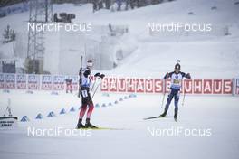 16.03.2019, Oestersund, Sweden (SWE): Johannes Thingnes Boe (NOR) - IBU world championships biathlon, relay men, Oestersund (SWE). www.nordicfocus.com. © Manzoni/NordicFocus. Every downloaded picture is fee-liable.