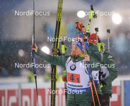 16.03.2019, Oestersund, Sweden (SWE): Erik Lesser (GER) - IBU world championships biathlon, relay men, Oestersund (SWE). www.nordicfocus.com. © Tumashov/NordicFocus. Every downloaded picture is fee-liable.