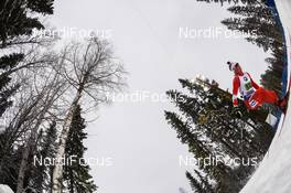 16.03.2019, Oestersund, Sweden (SWE): Scott Gow (CAN) - IBU world championships biathlon, relay men, Oestersund (SWE). www.nordicfocus.com. © Tumashov/NordicFocus. Every downloaded picture is fee-liable.