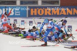 16.03.2019, Oestersund, Sweden (SWE): Lukas Hofer (ITA) - IBU world championships biathlon, relay men, Oestersund (SWE). www.nordicfocus.com. © Tumashov/NordicFocus. Every downloaded picture is fee-liable.