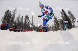 16.03.2019, Oestersund, Sweden (SWE): Lukas Hofer (ITA) - IBU world championships biathlon, relay men, Oestersund (SWE). www.nordicfocus.com. © Tumashov/NordicFocus. Every downloaded picture is fee-liable.