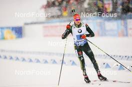 16.03.2019, Oestersund, Sweden (SWE): Benedikt Doll (GER) - IBU world championships biathlon, relay men, Oestersund (SWE). www.nordicfocus.com. © Tumashov/NordicFocus. Every downloaded picture is fee-liable.