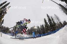 16.03.2019, Oestersund, Sweden (SWE): Jake Brown (USA) - IBU world championships biathlon, relay men, Oestersund (SWE). www.nordicfocus.com. © Tumashov/NordicFocus. Every downloaded picture is fee-liable.