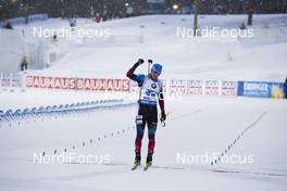 16.03.2019, Oestersund, Sweden (SWE): Alexander Loginov (RUS) - IBU world championships biathlon, relay men, Oestersund (SWE). www.nordicfocus.com. © Manzoni/NordicFocus. Every downloaded picture is fee-liable.