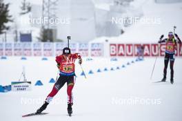 16.03.2019, Oestersund, Sweden (SWE): Christina Rieder (AUT) - IBU world championships biathlon, relay women, Oestersund (SWE). www.nordicfocus.com. © Manzoni/NordicFocus. Every downloaded picture is fee-liable.
