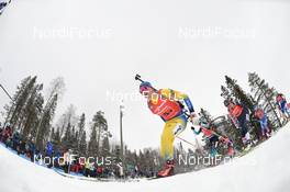 16.03.2019, Oestersund, Sweden (SWE): Linn Persson (SWE), Susan Dunklee (USA) - IBU world championships biathlon, relay women, Oestersund (SWE). www.nordicfocus.com. © Tumashov/NordicFocus. Every downloaded picture is fee-liable.