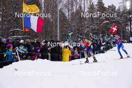 16.03.2019, Oestersund, Sweden (SWE): Anastasiya Merkushyna (UKR), Lisa Vittozzi (ITA), (l-r) - IBU world championships biathlon, relay women, Oestersund (SWE). www.nordicfocus.com. © Manzoni/NordicFocus. Every downloaded picture is fee-liable.