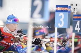 16.03.2019, Oestersund, Sweden (SWE): Svetlana Mironova (RUS) - IBU world championships biathlon, relay women, Oestersund (SWE). www.nordicfocus.com. © Tumashov/NordicFocus. Every downloaded picture is fee-liable.