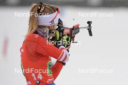 16.03.2019, Oestersund, Sweden (SWE): Emma Lunder (CAN) - IBU world championships biathlon, relay women, Oestersund (SWE). www.nordicfocus.com. © Tumashov/NordicFocus. Every downloaded picture is fee-liable.
