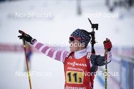 16.03.2019, Oestersund, Sweden (SWE): Joanne Reid (USA) - IBU world championships biathlon, relay women, Oestersund (SWE). www.nordicfocus.com. © Manzoni/NordicFocus. Every downloaded picture is fee-liable.