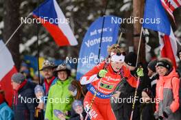 16.03.2019, Oestersund, Sweden (SWE): Emma Lunder (CAN) - IBU world championships biathlon, relay women, Oestersund (SWE). www.nordicfocus.com. © Tumashov/NordicFocus. Every downloaded picture is fee-liable.
