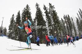 16.03.2019, Oestersund, Sweden (SWE): Celia Aymonier (FRA) - IBU world championships biathlon, relay women, Oestersund (SWE). www.nordicfocus.com. © Tumashov/NordicFocus. Every downloaded picture is fee-liable.