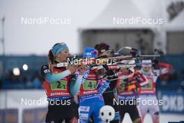 16.03.2019, Oestersund, Sweden (SWE): Celia Aymonier (FRA) - IBU world championships biathlon, relay women, Oestersund (SWE). www.nordicfocus.com. © Manzoni/NordicFocus. Every downloaded picture is fee-liable.