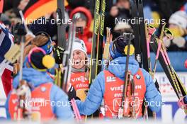 16.03.2019, Oestersund, Sweden (SWE): Tiril Eckhoff (NOR) - IBU world championships biathlon, relay women, Oestersund (SWE). www.nordicfocus.com. © Tumashov/NordicFocus. Every downloaded picture is fee-liable.