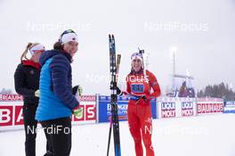 16.03.2019, Oestersund, Sweden (SWE): Megan Bankes (CAN), Rosanna Crawford (CAN), (l-r) - IBU world championships biathlon, relay women, Oestersund (SWE). www.nordicfocus.com. © Manzoni/NordicFocus. Every downloaded picture is fee-liable.