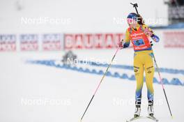 16.03.2019, Oestersund, Sweden (SWE): Hanna Oeberg (SWE) - IBU world championships biathlon, relay women, Oestersund (SWE). www.nordicfocus.com. © Tumashov/NordicFocus. Every downloaded picture is fee-liable.