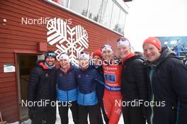 16.03.2019, Oestersund, Sweden (SWE): Rosanna Crawford (CAN), Megan Bankes (CAN), Emma Lunder (CAN), Sarah Beaudry (CAN) - IBU world championships biathlon, relay women, Oestersund (SWE). www.nordicfocus.com. © Tumashov/NordicFocus. Every downloaded picture is fee-liable.
