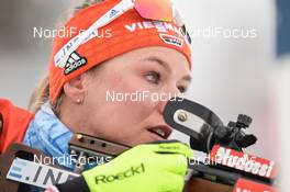 16.03.2019, Oestersund, Sweden (SWE): Denise Herrmann (GER) - IBU world championships biathlon, relay women, Oestersund (SWE). www.nordicfocus.com. © Tumashov/NordicFocus. Every downloaded picture is fee-liable.