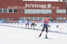16.03.2019, Oestersund, Sweden (SWE): Emily Dreissigacker (USA) - IBU world championships biathlon, relay women, Oestersund (SWE). www.nordicfocus.com. © Tumashov/NordicFocus. Every downloaded picture is fee-liable.