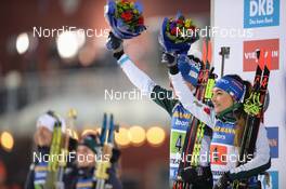14.03.2019, Oestersund, Sweden (SWE): Dorothea Wierer (ITA), Lukas Hofer (ITA) - IBU world championships biathlon, single mixed relay, Oestersund (SWE). www.nordicfocus.com. © Tumashov/NordicFocus. Every downloaded picture is fee-liable.