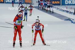 14.03.2019, Oestersund, Sweden (SWE): Emma Lunder (CAN), Scott Gow (CAN) - IBU world championships biathlon, single mixed relay, Oestersund (SWE). www.nordicfocus.com. © Tumashov/NordicFocus. Every downloaded picture is fee-liable.