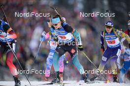 14.03.2019, Oestersund, Sweden (SWE): Julia Simon (FRA) - IBU world championships biathlon, single mixed relay, Oestersund (SWE). www.nordicfocus.com. © Tumashov/NordicFocus. Every downloaded picture is fee-liable.