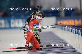 14.03.2019, Oestersund, Sweden (SWE): Scott Gow (CAN) - IBU world championships biathlon, single mixed relay, Oestersund (SWE). www.nordicfocus.com. © Tumashov/NordicFocus. Every downloaded picture is fee-liable.