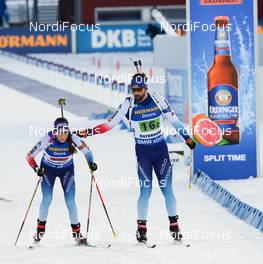 14.03.2019, Oestersund, Sweden (SWE): Aita Gasparin (SUI), Serafin Wiestner (SUI) - IBU world championships biathlon, single mixed relay, Oestersund (SWE). www.nordicfocus.com. © Tumashov/NordicFocus. Every downloaded picture is fee-liable.