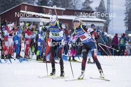 14.03.2019, Oestersund, Sweden (SWE): Ondrej Moravec (CZE), Eva Puskarcikova (CZE), (l-r) - IBU world championships biathlon, single mixed relay, Oestersund (SWE). www.nordicfocus.com. © Manzoni/NordicFocus. Every downloaded picture is fee-liable.