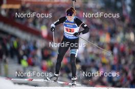 14.03.2019, Oestersund, Sweden (SWE): Tuuli Tomingas (EST) - IBU world championships biathlon, single mixed relay, Oestersund (SWE). www.nordicfocus.com. © Tumashov/NordicFocus. Every downloaded picture is fee-liable.