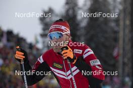 14.03.2019, Oestersund, Sweden (SWE): Simon Eder (AUT) - IBU world championships biathlon, single mixed relay, Oestersund (SWE). www.nordicfocus.com. © Manzoni/NordicFocus. Every downloaded picture is fee-liable.