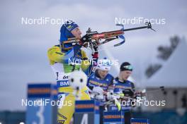 14.03.2019, Oestersund, Sweden (SWE): Sebastian Samuelsson (SWE) - IBU world championships biathlon, single mixed relay, Oestersund (SWE). www.nordicfocus.com. © Manzoni/NordicFocus. Every downloaded picture is fee-liable.