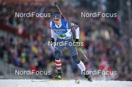 14.03.2019, Oestersund, Sweden (SWE): Sean Doherty (USA) - IBU world championships biathlon, single mixed relay, Oestersund (SWE). www.nordicfocus.com. © Tumashov/NordicFocus. Every downloaded picture is fee-liable.