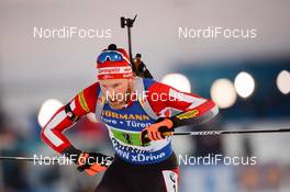 14.03.2019, Oestersund, Sweden (SWE): Simon Eder (AUT) - IBU world championships biathlon, single mixed relay, Oestersund (SWE). www.nordicfocus.com. © Tumashov/NordicFocus. Every downloaded picture is fee-liable.