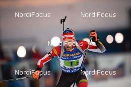 14.03.2019, Oestersund, Sweden (SWE): Simon Eder (AUT) - IBU world championships biathlon, single mixed relay, Oestersund (SWE). www.nordicfocus.com. © Tumashov/NordicFocus. Every downloaded picture is fee-liable.
