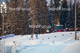 14.03.2019, Oestersund, Sweden (SWE): Lukas Hofer (ITA), Johannes Thingnes Boe (NOR), (l-r) - IBU world championships biathlon, single mixed relay, Oestersund (SWE). www.nordicfocus.com. © Manzoni/NordicFocus. Every downloaded picture is fee-liable.