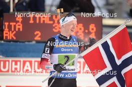 14.03.2019, Oestersund, Sweden (SWE): Johannes Thingnes Boe (NOR) - IBU world championships biathlon, single mixed relay, Oestersund (SWE). www.nordicfocus.com. © Tumashov/NordicFocus. Every downloaded picture is fee-liable.