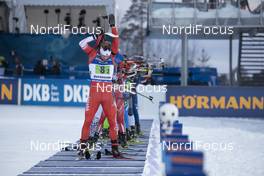 14.03.2019, Oestersund, Sweden (SWE): Scott Gow (CAN) - IBU world championships biathlon, single mixed relay, Oestersund (SWE). www.nordicfocus.com. © Manzoni/NordicFocus. Every downloaded picture is fee-liable.