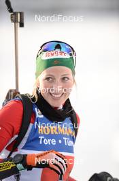 14.03.2019, Oestersund, Sweden (SWE): Lisa Theresa Hauser (AUT) - IBU world championships biathlon, single mixed relay, Oestersund (SWE). www.nordicfocus.com. © Tumashov/NordicFocus. Every downloaded picture is fee-liable.