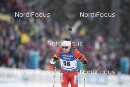 09.03.2019, Oestersund, Sweden (SWE): Christian Gow (CAN) - IBU world championships biathlon, sprint men, Oestersund (SWE). www.nordicfocus.com. © Manzoni/NordicFocus. Every downloaded picture is fee-liable.