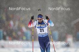 09.03.2019, Oestersund, Sweden (SWE): Serafin Wiestner (SUI) - IBU world championships biathlon, sprint men, Oestersund (SWE). www.nordicfocus.com. © Manzoni/NordicFocus. Every downloaded picture is fee-liable.