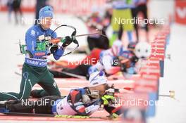 09.03.2019, Oestersund, Sweden (SWE): Lukas Hofer (ITA) - IBU world championships biathlon, sprint men, Oestersund (SWE). www.nordicfocus.com. © Tumashov/NordicFocus. Every downloaded picture is fee-liable.