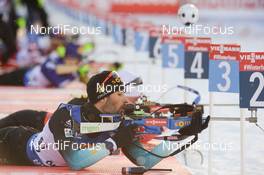 09.03.2019, Oestersund, Sweden (SWE): Martin Fourcade (FRA) - IBU world championships biathlon, sprint men, Oestersund (SWE). www.nordicfocus.com. © Tumashov/NordicFocus. Every downloaded picture is fee-liable.