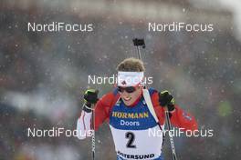 09.03.2019, Oestersund, Sweden (SWE): Scott Gow (CAN) - IBU world championships biathlon, sprint men, Oestersund (SWE). www.nordicfocus.com. © Manzoni/NordicFocus. Every downloaded picture is fee-liable.